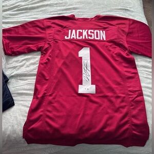 Domani Jackson Crimson Tide autographed jersey. Beckett certified